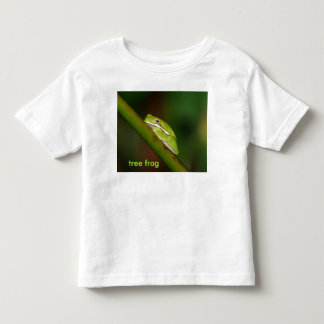 T-shirt Pour Les Tous Petits Pièce en t de grenouille d'arbre