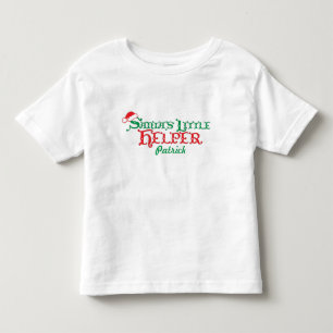 T-shirt Pour Les Tous Petits Pièce en t verte rouge de petit de l'aide de Pèr
