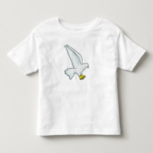 T-shirt Pour Les Tous Petits Pigeon Patinage sur glace Patins sur glace