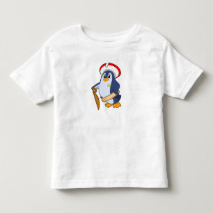 T-shirt Pour Les Tous Petits Pingouin comme pirate avec Casquette