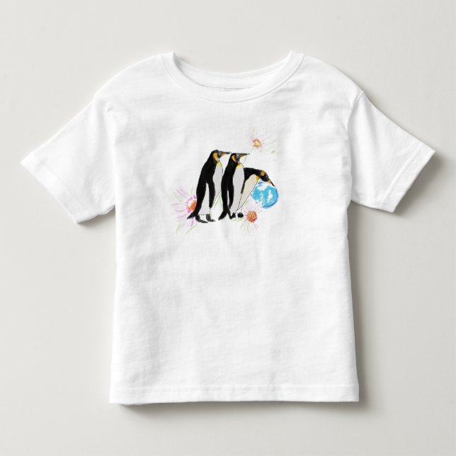 T-shirt Pour Les Tous Petits Pinguine (Devant)