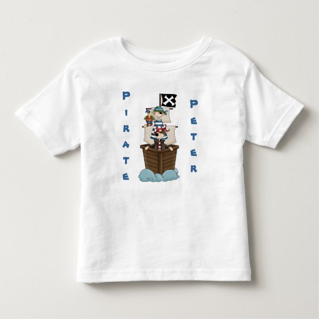T-shirt Pour Les Tous Petits Pirate Peter (Devant)