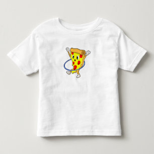 T-shirt Pour Les Tous Petits Pizza à Fitness avec pneus Fitness.PNG