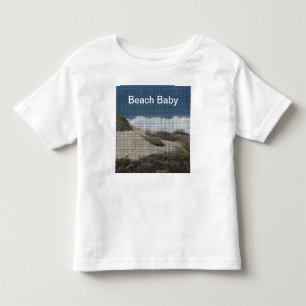 T-shirt Pour Les Tous Petits Plage Bébé Californie Paysage côtier Sable Océan