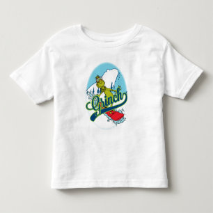 T-shirt Pour Les Tous Petits Planche à neige du Grinch