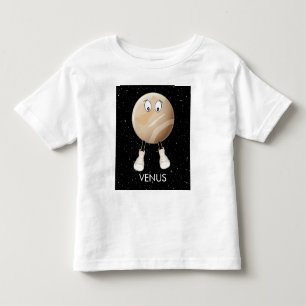 T-shirt Pour Les Tous Petits Planète Vénus & Étoiles