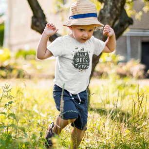 T-shirt Pour Les Tous Petits Planteur d'arbre de bébé - Eco Warriter