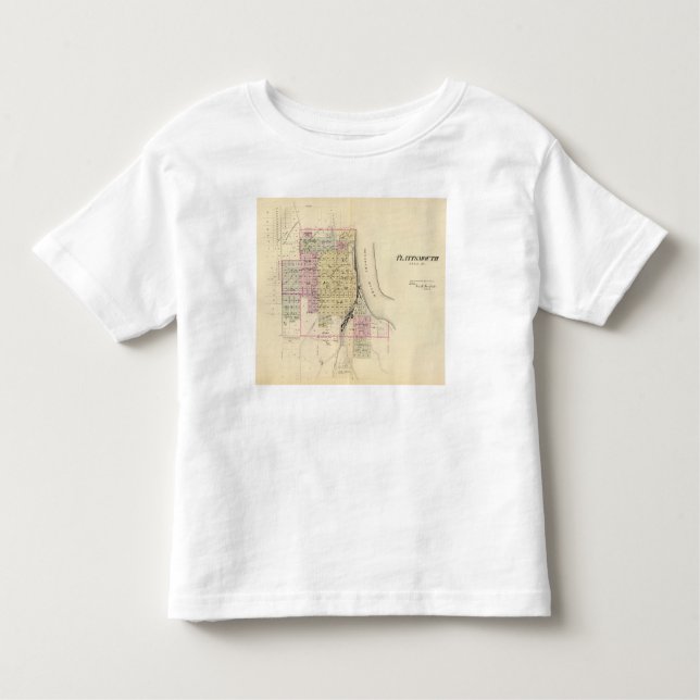 T-shirt Pour Les Tous Petits Plattsmouth, Nébraska (Devant)