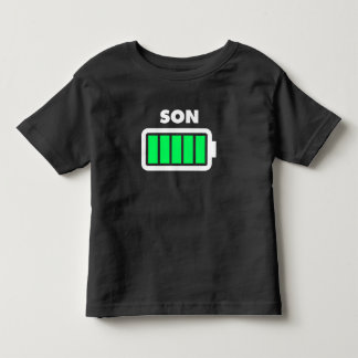 T-shirt Pour Les Tous Petits Pleine chemise de batterie de fils