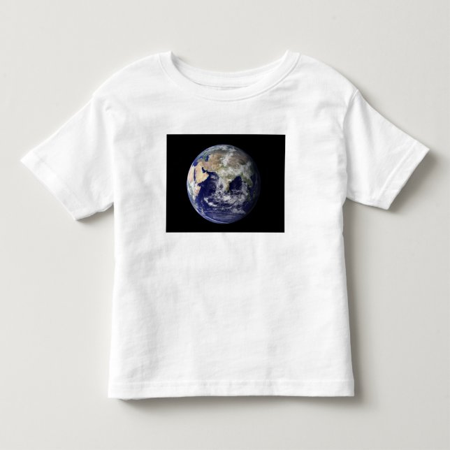 T-shirt Pour Les Tous Petits Pleine Terre montrant l'Europe et l'Asie (Devant)