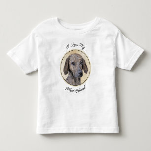 T-shirt Pour Les Tous Petits Plott Peinture - Cute Original Chien Art