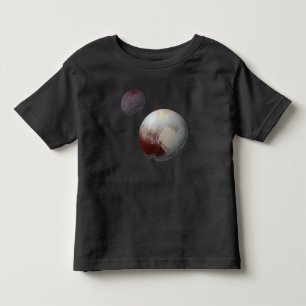 T-shirt Pour Les Tous Petits Pluton et Charon 9e ou système solaire Planète nai