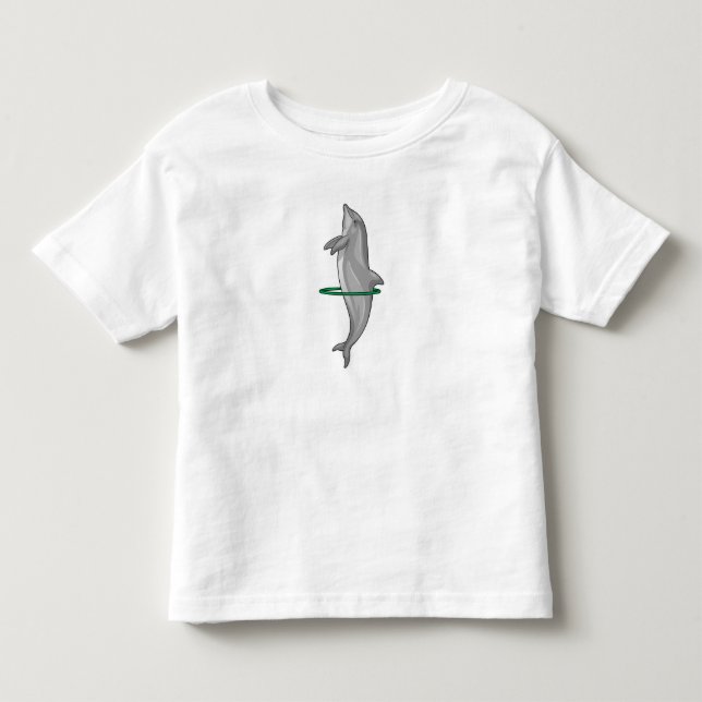 T-shirt Pour Les Tous Petits Pneus Dolphin Fitness Sports (Devant)