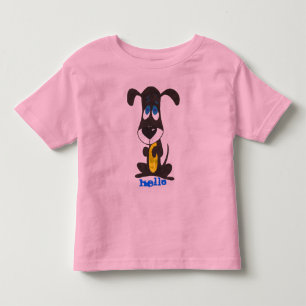 T-SHIRT POUR LES TOUS PETITS POIVRE D'YEUX BLEUS, BONJOUR
