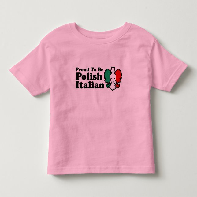 T-shirt Pour Les Tous Petits polonais italien (Devant)
