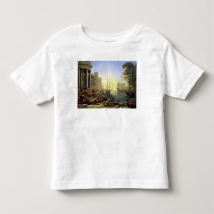 T-shirt Pour Les Tous Petits Port maritime avec l'embarquement de St Ursula