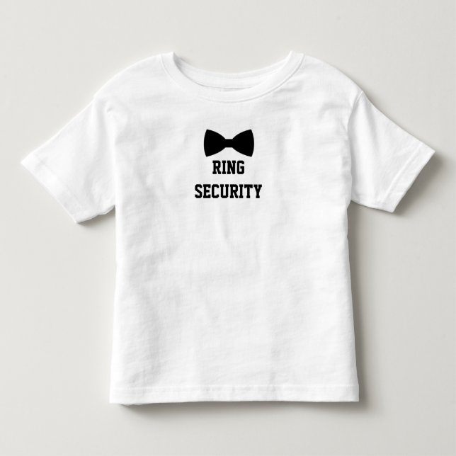 T-shirt Pour Les Tous Petits Porte-anneau de sécurité (Devant)