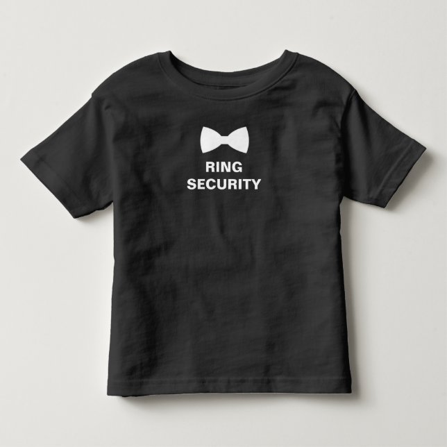 T-shirt Pour Les Tous Petits Porte-anneau de sécurité (Devant)