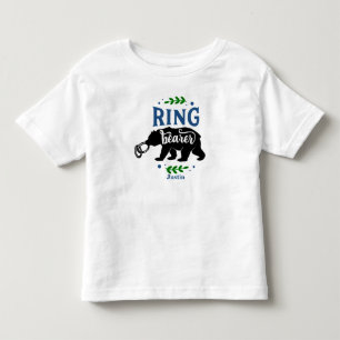 T-shirt Pour Les Tous Petits Porte-anneau d'ours drôle personnalisé