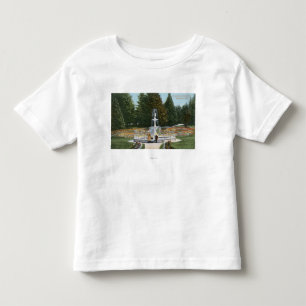 T-shirt Pour Les Tous Petits Portland, vue de fontaine de parc d'OregonCity