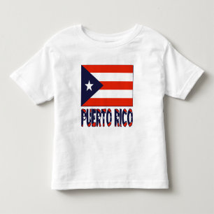 T-shirt Pour Les Tous Petits Porto Rico et drapeau portoricain