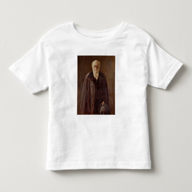 T-shirt Pour Les Tous Petits Portrait de Charles Darwin 1883 (Devant)