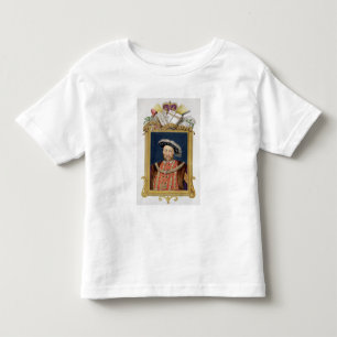 T-shirt Pour Les Tous Petits Portrait de Henry VIII (1491-1547) comme défenseu