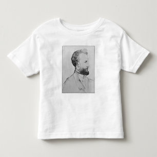 T-shirt Pour Les Tous Petits Portrait de Jules Verne d