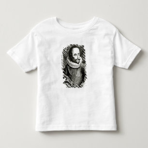 T-shirt Pour Les Tous Petits Portrait de Miguel de Cervantes Saavedra