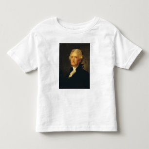 T-shirt Pour Les Tous Petits Portrait de Thomas Jefferson