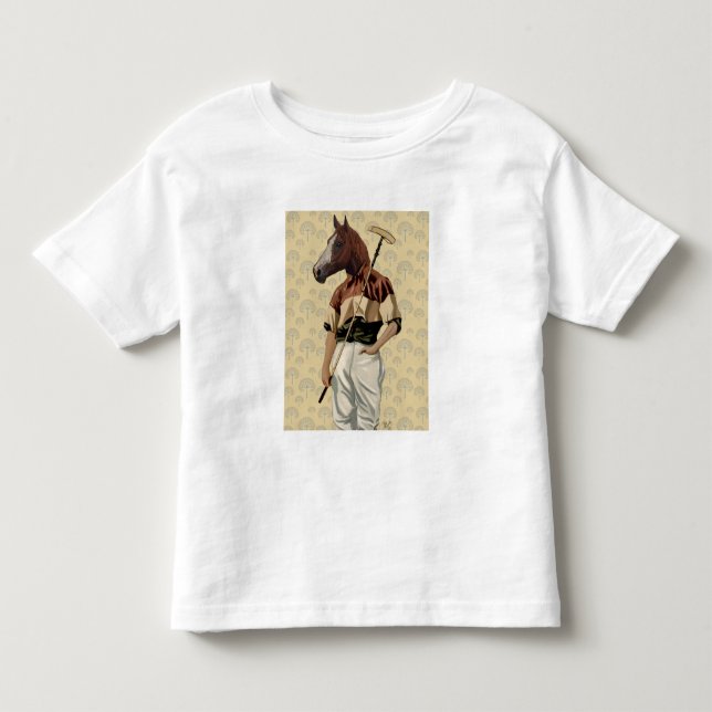 T-shirt Pour Les Tous Petits Portrait du cheval Polo (Devant)