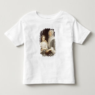 T-shirt Pour Les Tous Petits Portrait d'une dame âgée et d'une jeune fille (hui