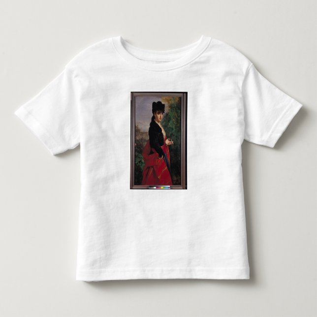 T-shirt Pour Les Tous Petits Portrait d'une femme espagnole (Devant)