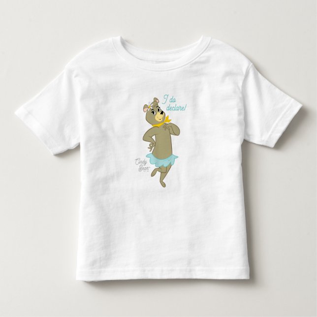 T-shirt Pour Les Tous Petits Pose Joueuse de Cindy Bear (Devant)