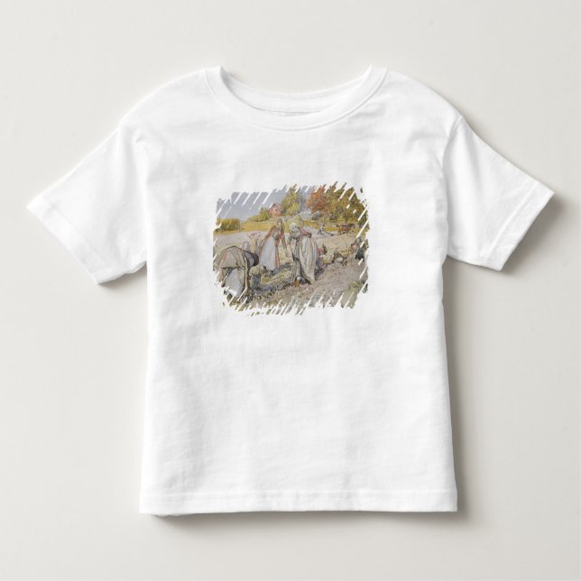 T-shirt Pour Les Tous Petits Potatoes de creusement, 1905 (Devant)