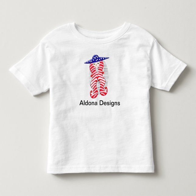 T-shirt Pour Les Tous Petits Poupée américaine (Devant)