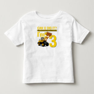 T-shirt Pour Les Tous Petits Pouvez-Vous Le Creuser ? J'ai 3 ans