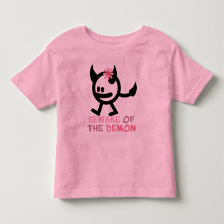 T-shirt Pour Les Tous Petits prenez garde du démon