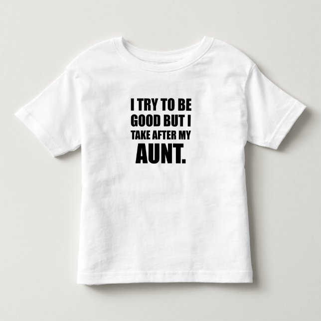 T-shirt Pour Les Tous Petits Prenez ma tante Funny (Devant)