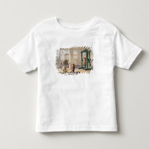 T-shirt Pour Les Tous Petits Préparant le câble, 'du Telegraph atlantique