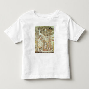 T-shirt Pour Les Tous Petits Prêtresse à un autel, détail d'a