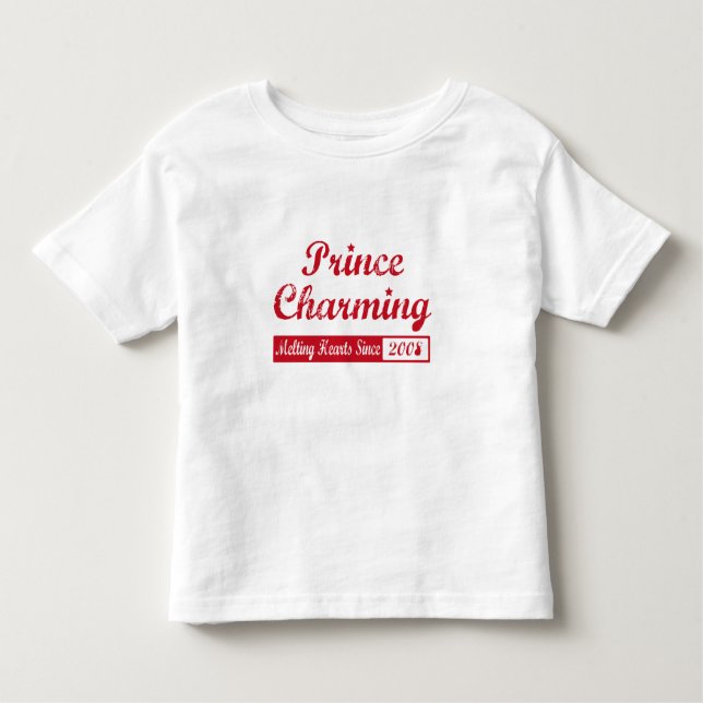 T-shirt Pour Les Tous Petits Prince Charming 2008 (Devant)