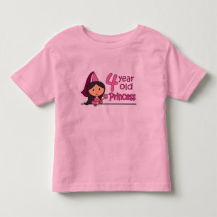 T-shirt Pour Les Tous Petits Princesse Âge 4