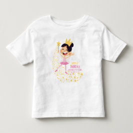T-shirt Pour Les Tous Petits Princesse des Étoiles, Des Vœux Magiques