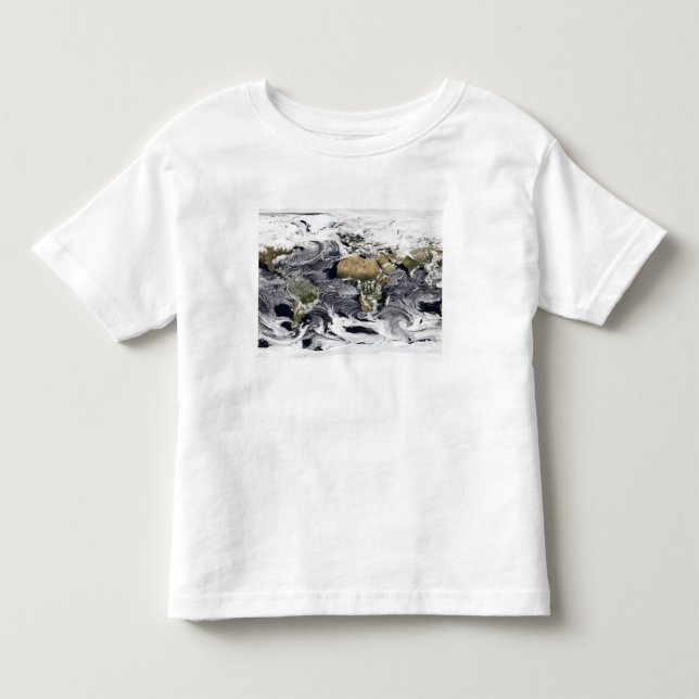 T-shirt Pour Les Tous Petits Projection cylindrique équidistale (Devant)