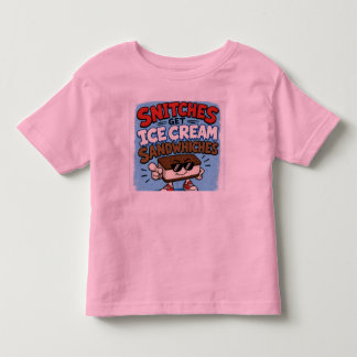 T-shirt Pour Les Tous Petits Punition de glace