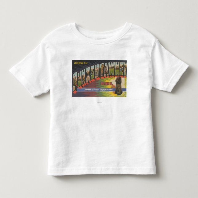 T-shirt Pour Les Tous Petits Punxsutawney, Pennsylvanie (Groundhog) (Devant)