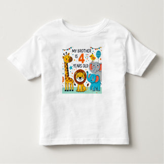 T-shirt Pour Les Tous Petits Quatre frères