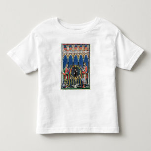 T-shirt Pour Les Tous Petits Quatre joueurs arabes de backgammon
