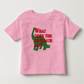 T-shirt Pour Les Tous Petits Que le dinosaure fait-il disent-ils ?